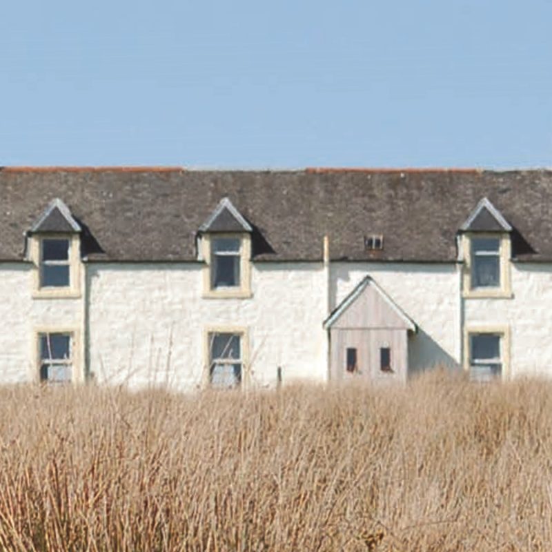 Barnhill Farmhouse where George Orwell stayed when on the island of Jura